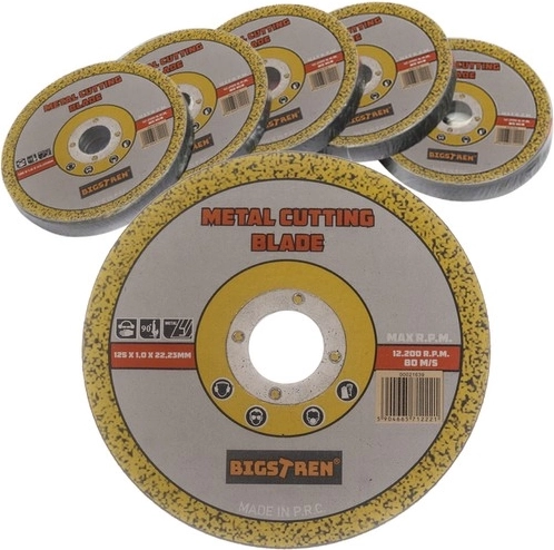 Juego de discos de corte para metal 125 mm Bigstren - 50 uds