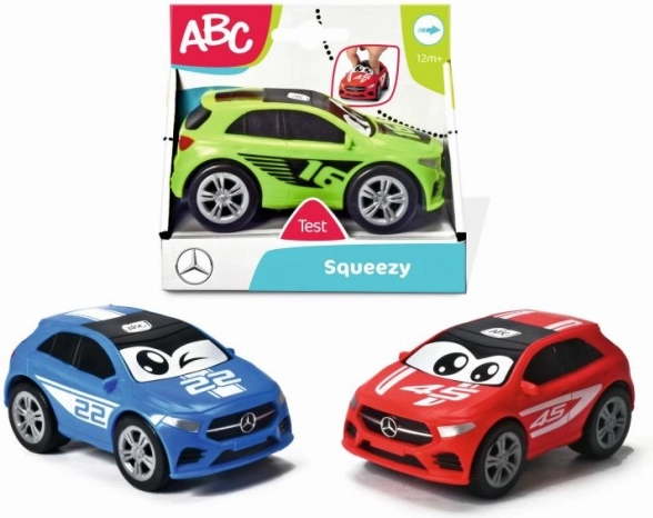 Coche blandito MERCEDES ABC, 11 cm – 3 colores