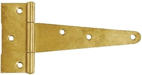 Bisagra triangular 150 × 35 × 80 × 2 mm, acero galvanizado amarillo