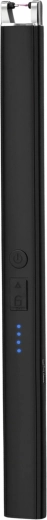Encendedor USB de plasma – negro, sin llama y a prueba de viento