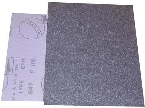 Tela abrasiva para metal y madera, grano 320, 230 × 280 mm