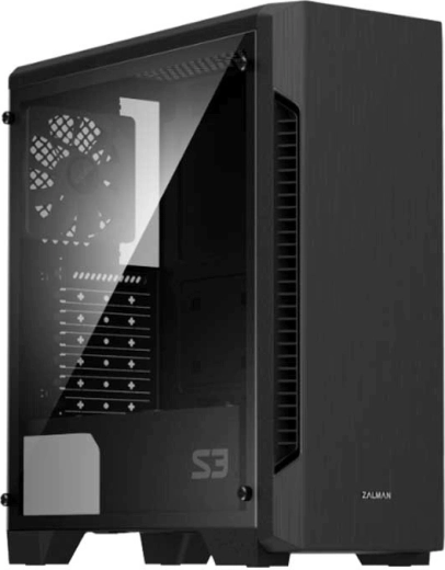 Caja de PC Zalman S3 TG ATX Mid Tower con tres ventiladores