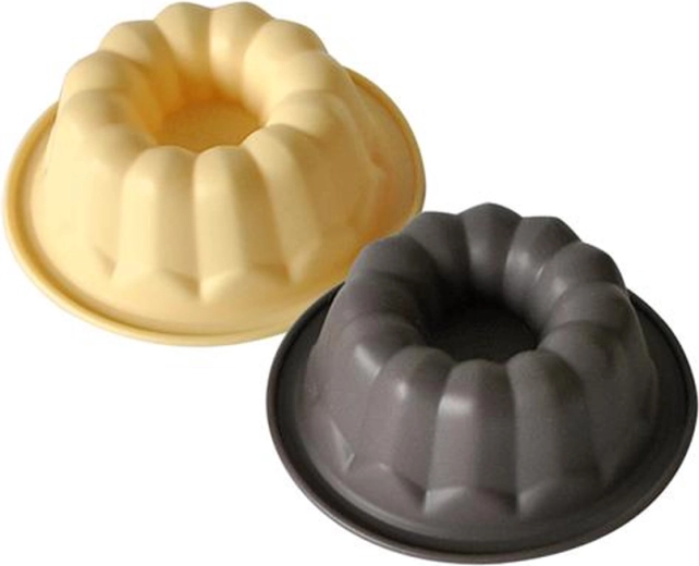 Molde de silicona para mini bizcocho tipo bundt TORO, set de 2 uds