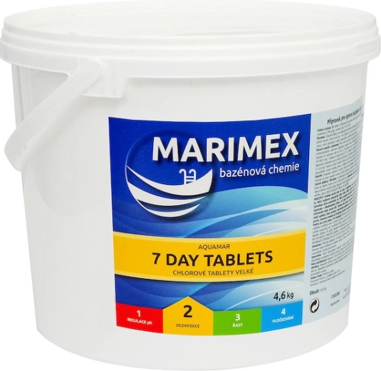 Marimex tabletas de cloro de 7 días 4,6 kg