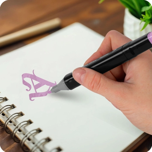 Flujo suave de tinta para caligrafía y lettering