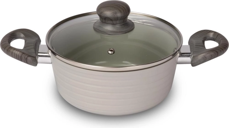 Cacerola Lamart Stripe con tapa de 18 cm