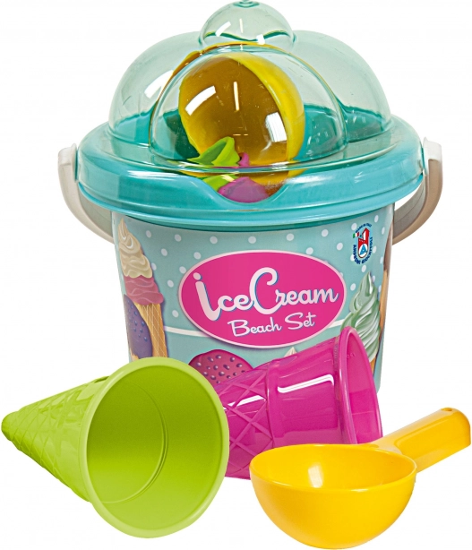 Androni set de arena helado pequeño turquesa