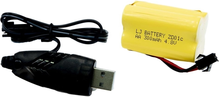 Batería recargable y carga USB