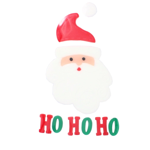 Icónico HO HO HO con Santa