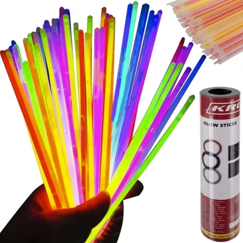 Pulseras y varillas luminosas 100 uds con conectores