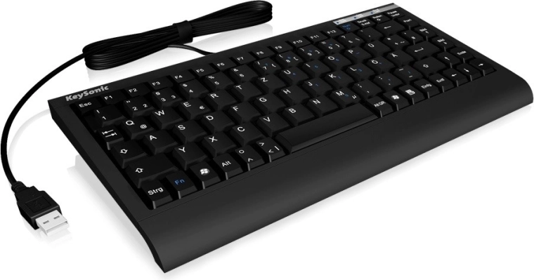 Mini teclado PS/2 + USB con distribución US