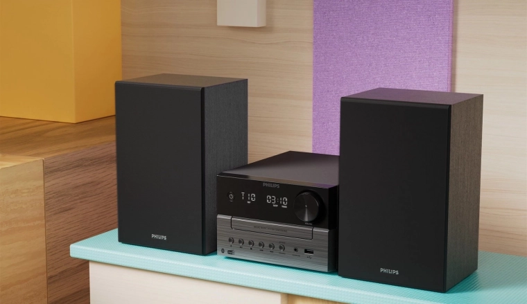 Fuentes versátiles: DAB+/FM, CD/MP3, USB y entrada de audio