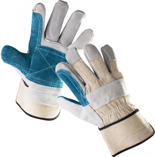 Guantes de trabajo de tela y serraje bovino MAGPIE