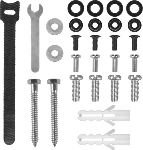 Construcción resistente y accesorios de montaje