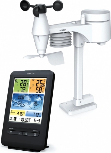 Estación meteorológica profesional con sensor WiFi 5v1