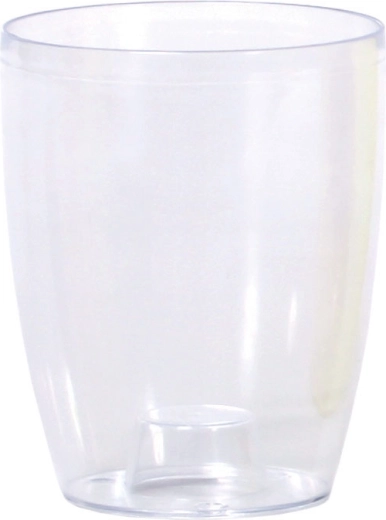 Maceta COUBI Orchid 16 cm blanco translúcido