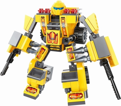 Mecha articulado para escenarios de acción