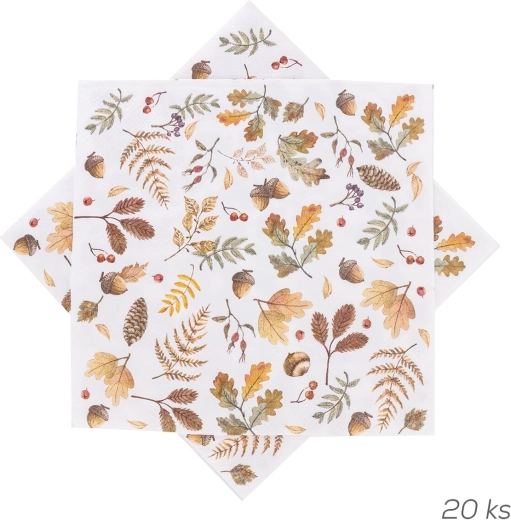 Servilletas de papel otoño 33 × 33 cm (20 uds)