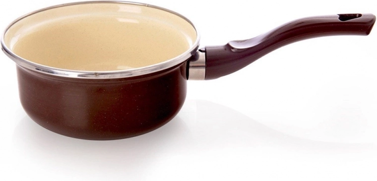 Cazo esmaltado BROWN 14 cm, 620 ml