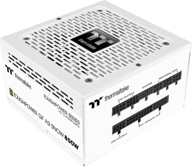 Thermaltake Toughpower GF A3 850 W Gold, ATX 3.0/PCIe 5.0 modular, Snow
