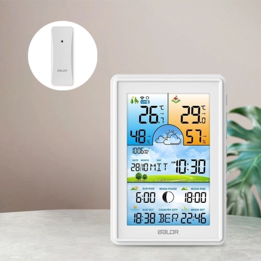 Sensor exterior hasta 40 m – medición en interior y exterior