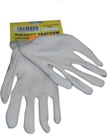 Guantes finos de algodón TIT con puño elástico