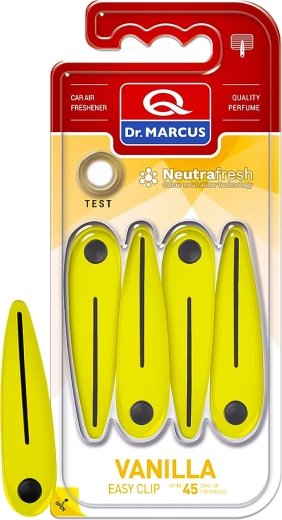Ambientador para coche Dr. Marcus Easy Clip, vainilla