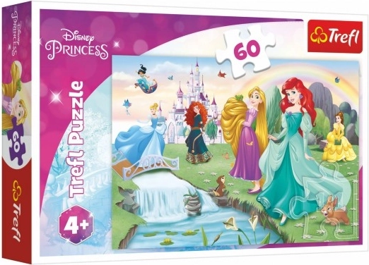 Puzzle de 60 piezas Conoce a las princesas DISNEY PRINCESS Trefl