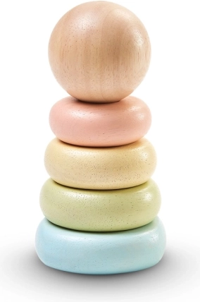 Aros apilables pastel PlanToys