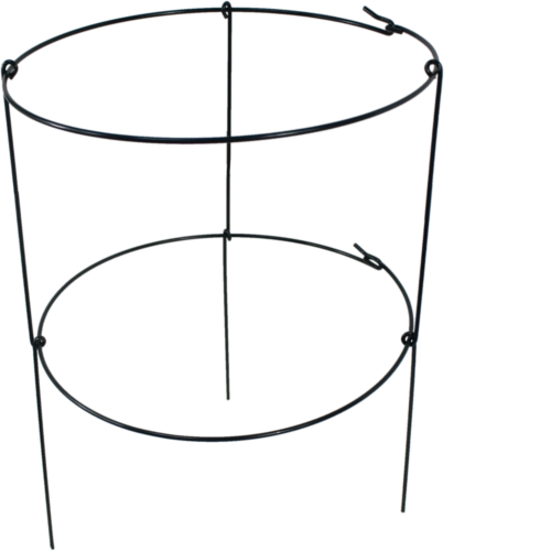 Soporte circular para plantas con dos aros 35 × 60 cm