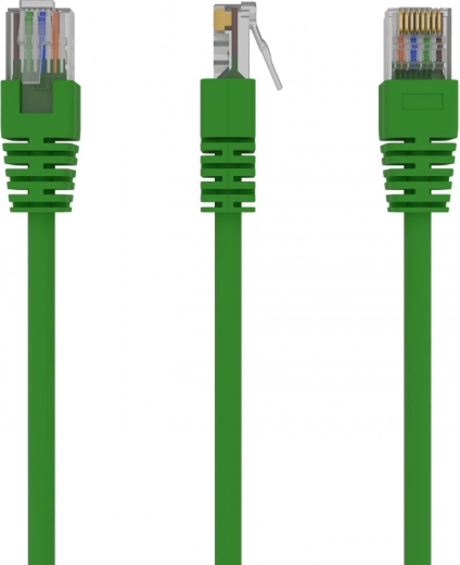 Cable de red patch Cat5e UTP de 1,5 m, verde