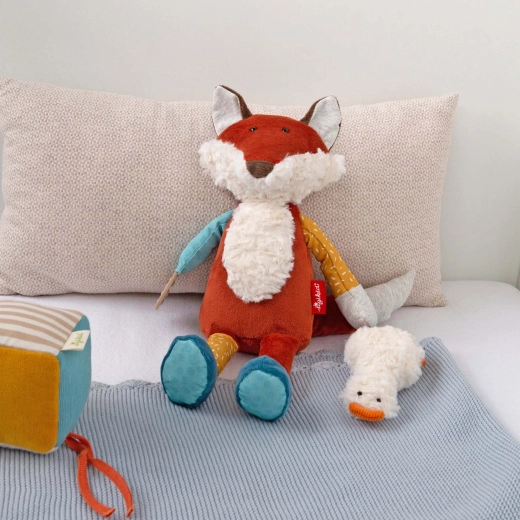 Zorro de peluche suave apto desde el nacimiento