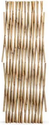 Valla de bambú extensible 200 × 200 cm