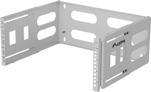 Soporte de pared rack 19" 4U 497 × 400/240 gris