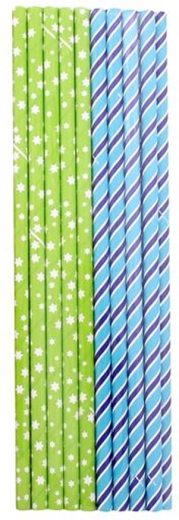 Pajitas de papel TORO 21 cm, 16 uds