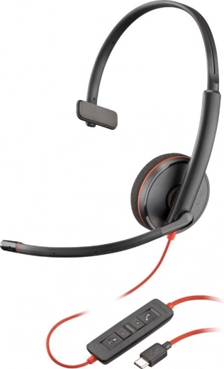 Auriculares Poly Blackwire 3210 Mono USB-C/A