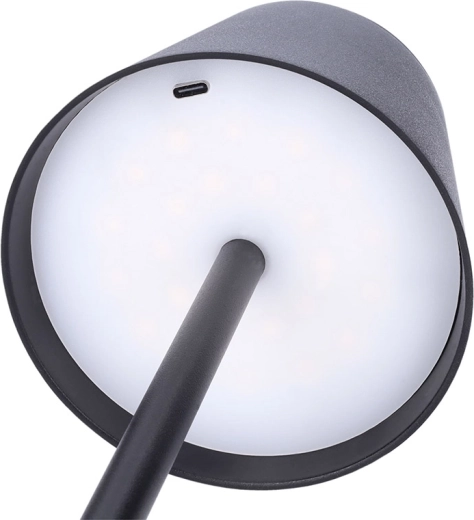 Portátil y recargable por USB‑C