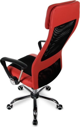 Respaldo alto ergonómico con soporte lumbar