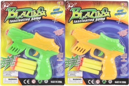 Pistola de dardos de espuma con ventosas