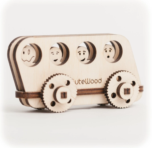 Cutewood puzzle 3D de madera autobús