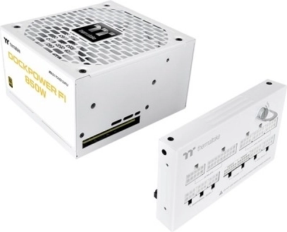 Thermaltake Dockpower FI 850W Gold fuente modular ATX 3.1 Gen5 Snow