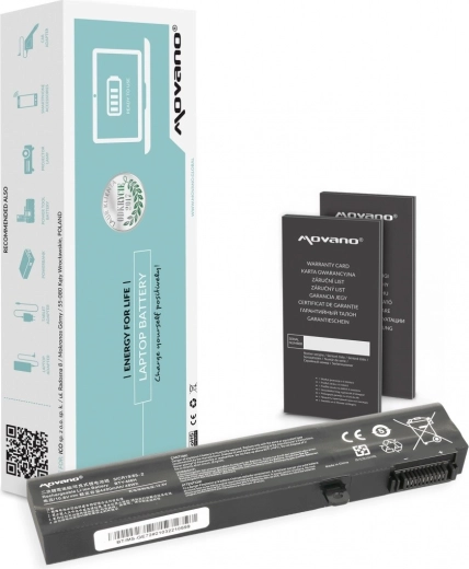Batería para portátiles MSI CX62/GE62/GE72/GL72/PE70 4400 mAh (48 Wh) Movano