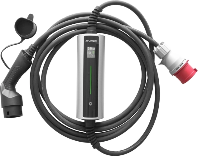 Cargador portátil Besen para coches eléctricos de 11 kW con aplicación