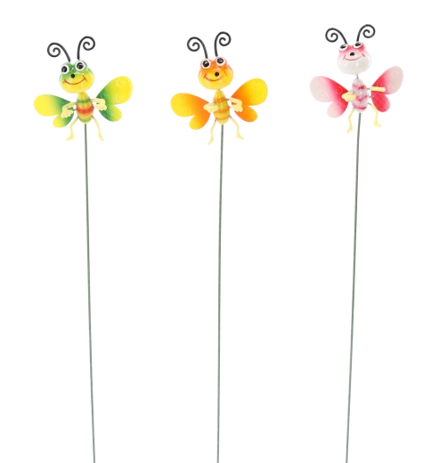 Decoración de jardín en varilla – mariposa 10 × 60 cm