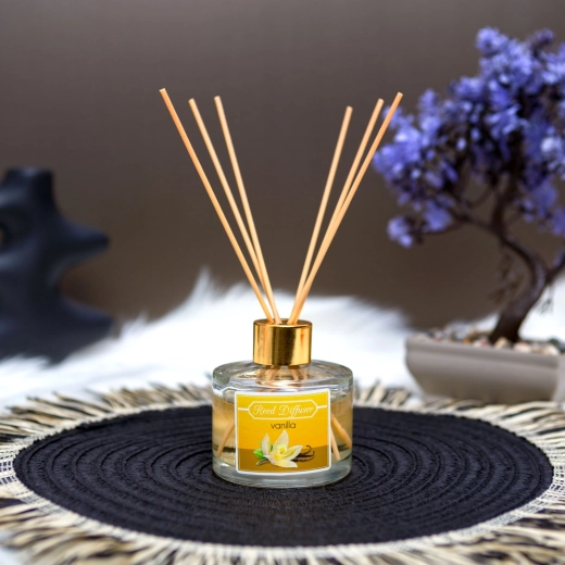 Difusor de aroma con varillas aromáticas de vainilla 100 ml