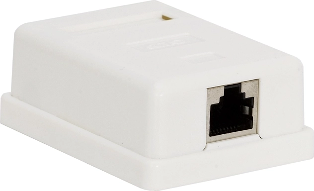 Toma de red mural RJ45 Cat.5e FTP