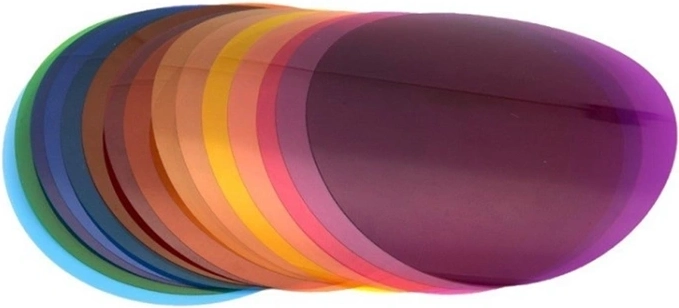 Godox juego de filtros de gel de colores V-11C