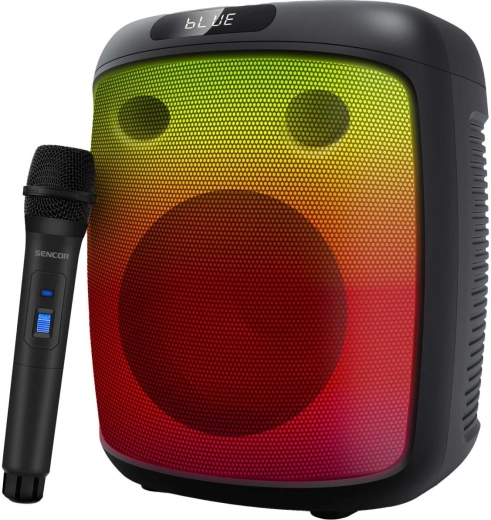 Partycon Base altavoz de fiesta 100 W con micrófono inalámbrico