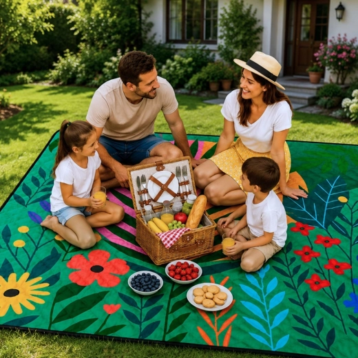 Espacio cómodo para picnic