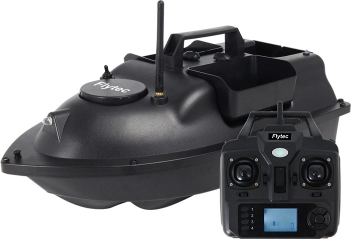 Flytec V010 barco cebador inteligente con GPS (negro)